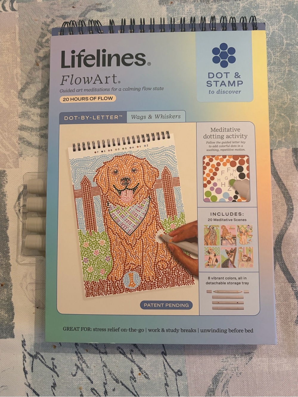 NWT LifeLines Flow Art - Dot & Stamp “Wags & Whiskers”